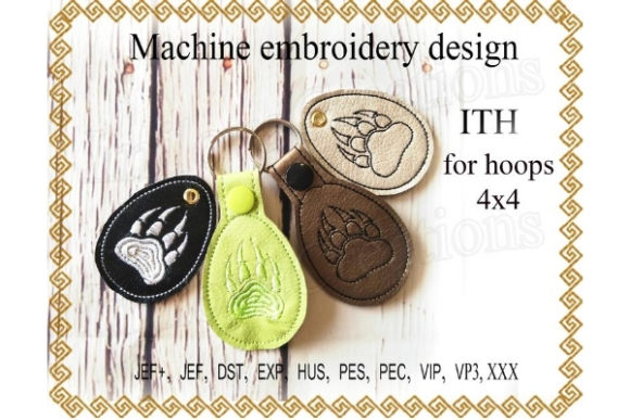 A Practical Review of the Key Fob Paw with Claws Embroidery Design