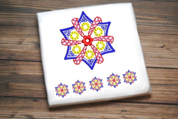 A Review of the Multicolor Flower Fan Embroidery Design