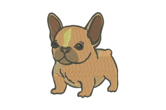 Adorable Small Puppy Embroidery Design
