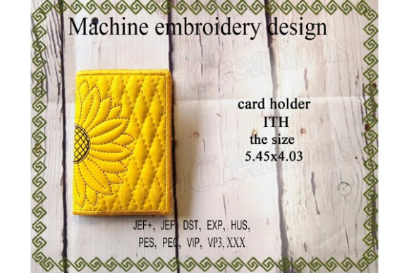Card Holder in the Hoop: A Craft Fair Product Review