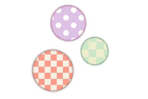 Circle Applique ZigZag: A Versatile Holiday Embroidery Design