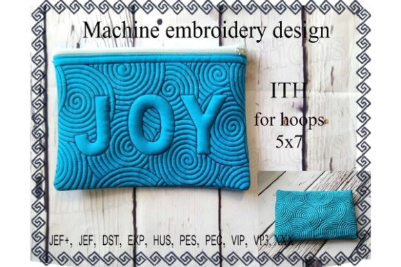 Cosmetic Bag in the Hoop - Joy: A Designer's Review