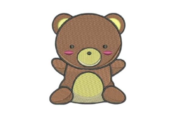 Cute Brown Teddy Bear: A Charming Addition for Holiday Creations