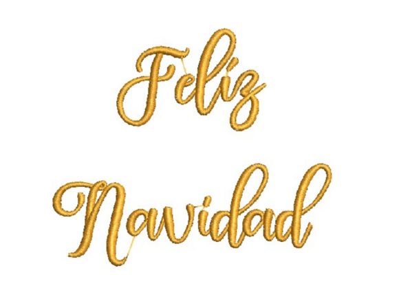 Embroidering Festive Greetings: Merry Christmas in Spanish