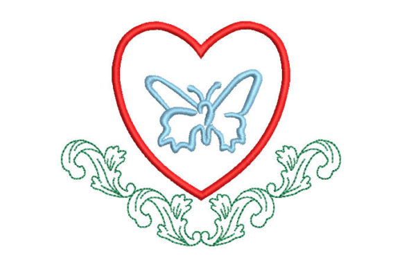 Heart with Butterfly: A Boutique Embroidery Design Review
