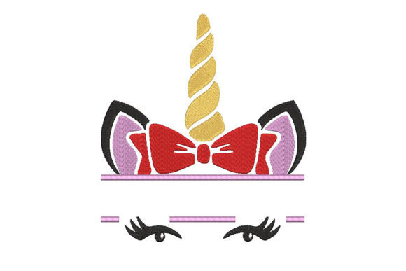 Reviewing the Colorful Unicorn Split Name Design