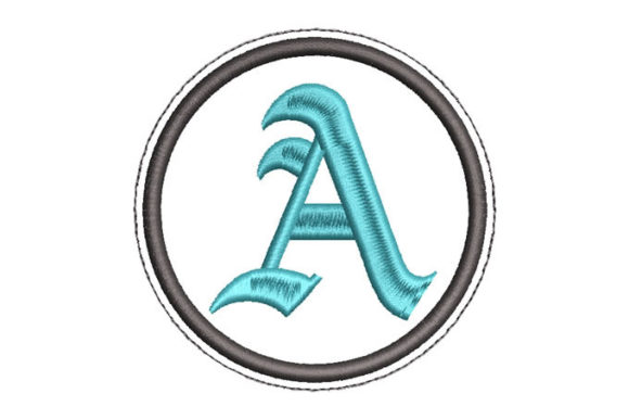 Reviewing the Gothic Letter A for Boutique Sweatshirt Embroidery