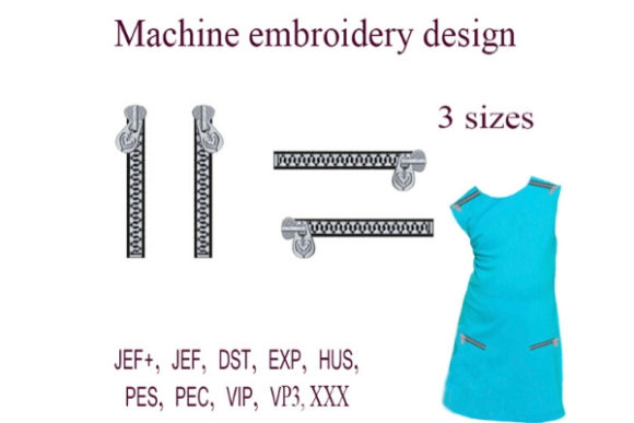 Zippers: An Embroidery Designer's Take for Boutique Apparel